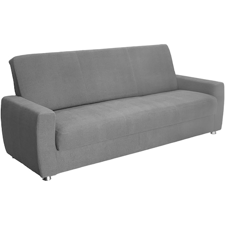 Canapea extensibila Elvila Briana, 220x85x94 cm, culoare Gri