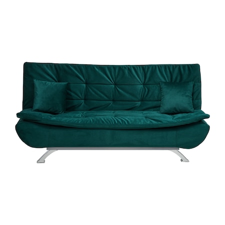 Canapea extensibila 3 locuri Jaguar, verde, 190x90x85 cm